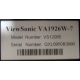 ViewSonic VA1926W-7 (Шатура)