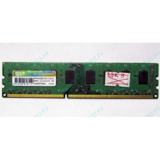 НЕРАБОЧАЯ память 4Gb DDR3 SP (Silicon Power) SP004BLTU133V02 1333MHz pc3-10600 (Шатура)