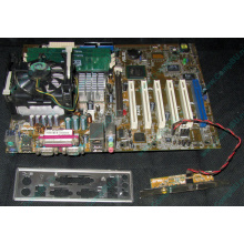 Материнская плата Asus P4PE (FireWire) с процессором Intel Pentium-4 2.4GHz s.478 и памятью 768Mb DDR1 Б/У (Шатура)